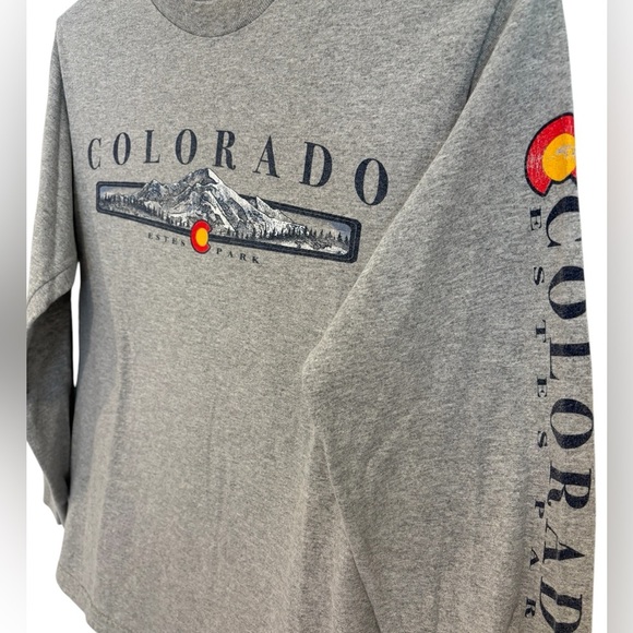 Gray Colorado Long Sleeve Shirt, Youth Small - Picture 4 of 8
